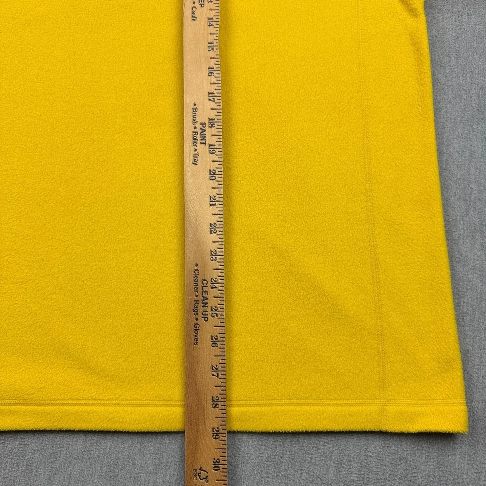 The‎ North Face Sweatshirt Mens 2XL Yellow Fleece Pullover Long Sleeve 1/4 Zip